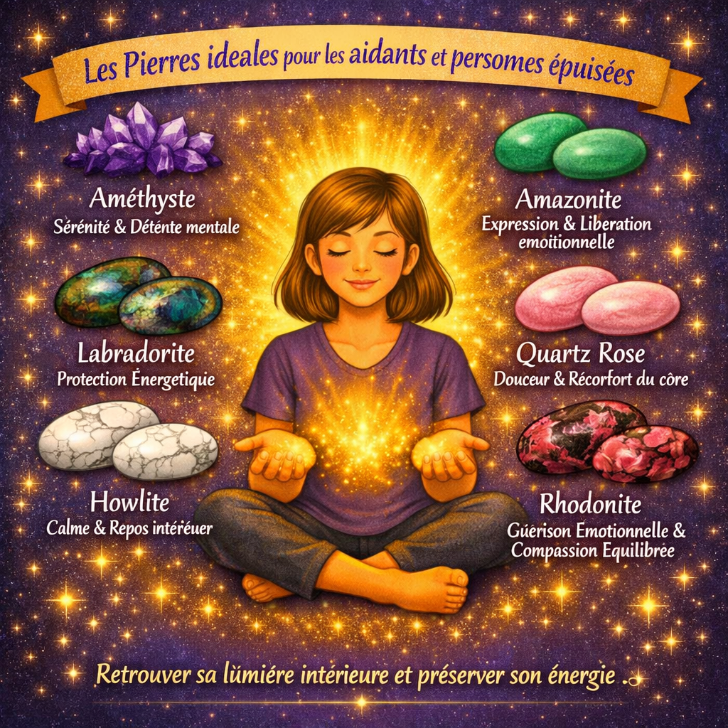 Les pierres idéales pour les aidants et personnes épuisées